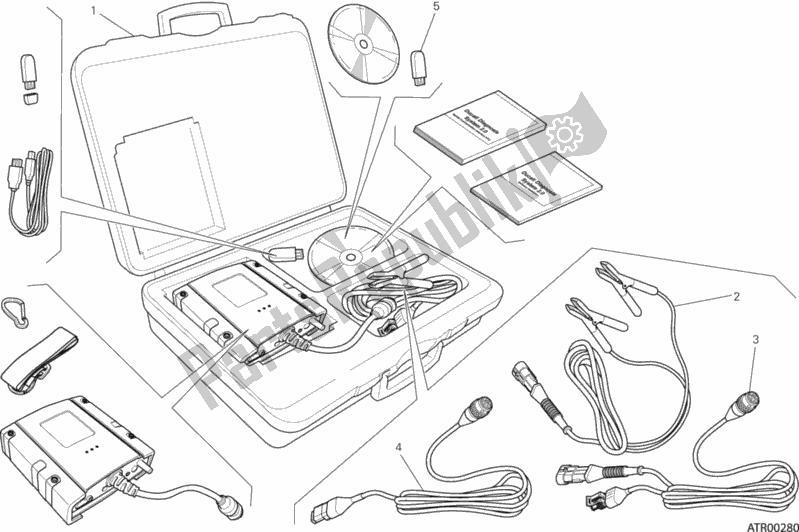 Toutes les pièces pour le Testeur Dds (2) du Ducati Superbike 1199 Panigale ABS Brasil 2014